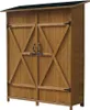 Gartenschrank "Espacio" - 140 x 49 x 162 cm - Braun Produktbild-Vorschau 1