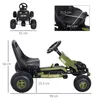 HOMCOM Go Kart - Voiture à pédales pour enfants avec frein Voir les images du produit 3