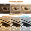 LED-Deckenlampe schwarz 90×60 cm, moderne Deckenlampe mit 3 Produktbild-Vorschau 3