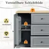 Komoda STILVORA se 3 zásuvkami, vhodná do jídelny, Náhled obrázku produktu 6
