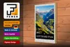 Holzschild Reise 20x30cm Gotthard Pass Wanderung Natur Produktbild-Vorschau 3