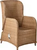 BELIANI Lounge Set Braun Rattan 5-Teilig 2 Sessel Produktbild-Vorschau 7