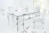 Barock Design Esstisch MODERN BAROCK 180cm weiß Edelstahl Produktbild-Vorschau 10