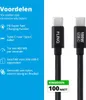 FlinQ – 2x USB-C zu USB-C Kabel 100W – Schnellladung & Produktbild-Vorschau 6