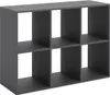 Biblioteca Loni 2x3 grigio Anteprima dell’immagine prodotto 3