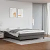 Best Möbel Boxspringbettgestell Grau 180x200 cm Kunstleder Produktbild-Vorschau 2