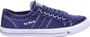A side view of a blue sneaker on a white background. Voir les images du produit