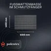 POLENTEX Aluminium-Fußmatte mit Ablaufwanne – 60x40 cm, 22 Produktbild-Vorschau 4