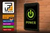 Blechschild Hinweis 20x30cm Power Taste Wanddeko Produktbild-Vorschau 4