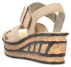 Rieker Damen Sandalette Sandale Plateau Kreuzriemen Produktbild-Vorschau 16
