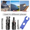 10 paar Solarstecker mit 2 Werkzeug, Männlich/Weiblich Produktbild-Vorschau 5
