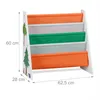 Relaxdays Bücherregal Kinder, HxBxT: 60 x 62,5 x 28 cm, 4 Produktbild-Vorschau 4