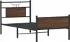 vidaXL Rama łóżka bez materaca dąb brązowy 90x200 cm Podgląd zdjęcia produktu 2