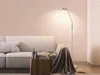 Fischer & Honsel LED Standlampe DENT Silber 150cm Produktbild-Vorschau 1