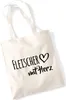 Huuraa Jutebeutel Fleischer mit Herz 10 Liter Natural Produktbild-Vorschau 1