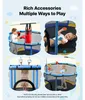 Mini-trampolino per bambini con maniglia di sicurezza, rete Anteprima dell’immagine prodotto 6