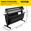 VEVOR Vinyl Schneideplotter 1350 mm, Folienschneider Max. Produktbild-Vorschau 7