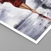 Poster - Poster ohne Rahmen - Frau Turm Eiffel - 50x70 cm - Produktbild-Vorschau 2