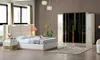 Modern Schlafzimmer Set Bett + 2x Produktbild-Vorschau 1