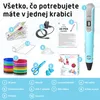 Fleau Kids 3D Pero Starter Pack Modrá L - 36m Filamentu - Náhľad obrázku produktu 2