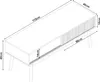 Fernsehtisch 'Landskrona' 115x40x48 cm mit zwei Produktbild-Vorschau 4