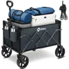 Sekey Bollerwagen, Faltbarer Handwagen 4 Räder, 80KG / 60L, Produktbild-Vorschau 1