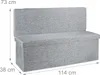 Relaxdays Seduta pieghevole sgabello schienale XL HBT 73 x Anteprima dell’immagine prodotto 4