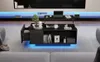 Schwarzer Couchtisch, höhenverstellbar, LED, mit Schublade, Produktbild-Vorschau 3