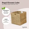 Lycce Insert d'étagère LAKE, panier tressé en jonc de mer Voir les images du produit 3