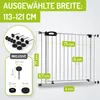 BOMI® Türschutzgitter zum Klemmen 63-251 cm | Ohne Bohren | Produktbild-Vorschau 2