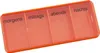 Tablettendose Orange 4 Fächer für 1 Tag – Ihre Organisation Produktbild-Vorschau 1