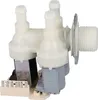 A close-up studio shot of a washing machine solenoid valve. Produktbild-Vorschau
