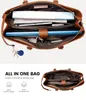 Moderne Laptoptasche 15,6 Zoll für Damen Büro Uni Braun Produktbild-Vorschau 2