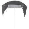 vidaXL Strandschirm mit Seitenwänden Anthrazit 215 cm -  Produktbild-Vorschau 5