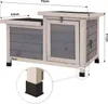 lionto Kleintierhaus, robustes Holzhaus für Kaninchen & Produktbild-Vorschau 5