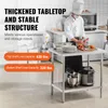 Tavolo di preparazione VEVOR in acciaio inox, 61 x 91 x 86 Anteprima dell’immagine prodotto 3