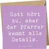 Mr. & Mrs. Panda Grußkarte Spruch Pfarrer Details - Produktbild-Vorschau 1