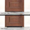 VOSSBACH Mikrofaser Tür Zugluftstopper Schwarz mit Produktbild-Vorschau 6