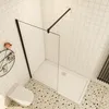 Duschspa Walk-In Dusche 60x200cm Schwarz matt Duschwand 8mm Produktbild-Vorschau 3