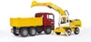 Bruder 02751 - MAN TGA sklápač a rýpadlo Liebherr Náhľad obrázku produktu 14
