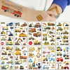 Temporäre Tattoos mit Bagger für Jungen, 10 Blatt Produktbild-Vorschau 1