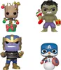 Funko POP! Marvel Happy Holidays Hulk Groot Cap Thanos 4pak Náhled obrázku produktu 2