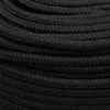 vidaXL Bootsseil Schwarz 10 mm 50 m Polypropylen Produktbild-Vorschau 3