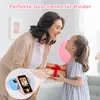 A mother is giving a gift to her daughter, who is holding a toy phone. Produktbild-Vorschau