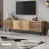 Merax TV skrinka 180 cm s 8 priehradkami a 4 dvierkami, Náhľad obrázku produktu 2