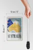 Blechschild Reise 12x18cm Australien Kontinent Atlas Karte  Produktbild-Vorschau 5