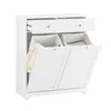 SoBuy Badezimmerschrank mit Wäschekorb Badschrank mit 2 Produktbild-Vorschau 1