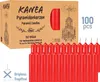 KANEA Pack de 100 bougies pour pyramides - Bougies de Noël Voir les images du produit 2
