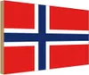 vianmo Holzschild 12x18 cm Norwegens Norway Flagge Fahne Produktbild-Vorschau 1