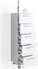 Vicco Badschrank Ilias, 30 x 95 cm, Weiß Produktbild-Vorschau 7